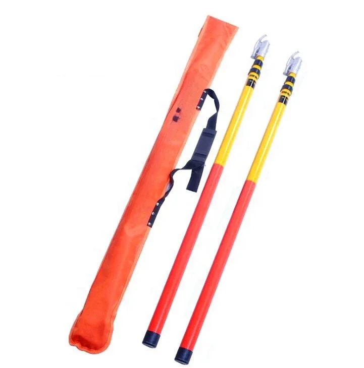 Fiberglass insulation high voltage telescopic hot stick insulating operating rod