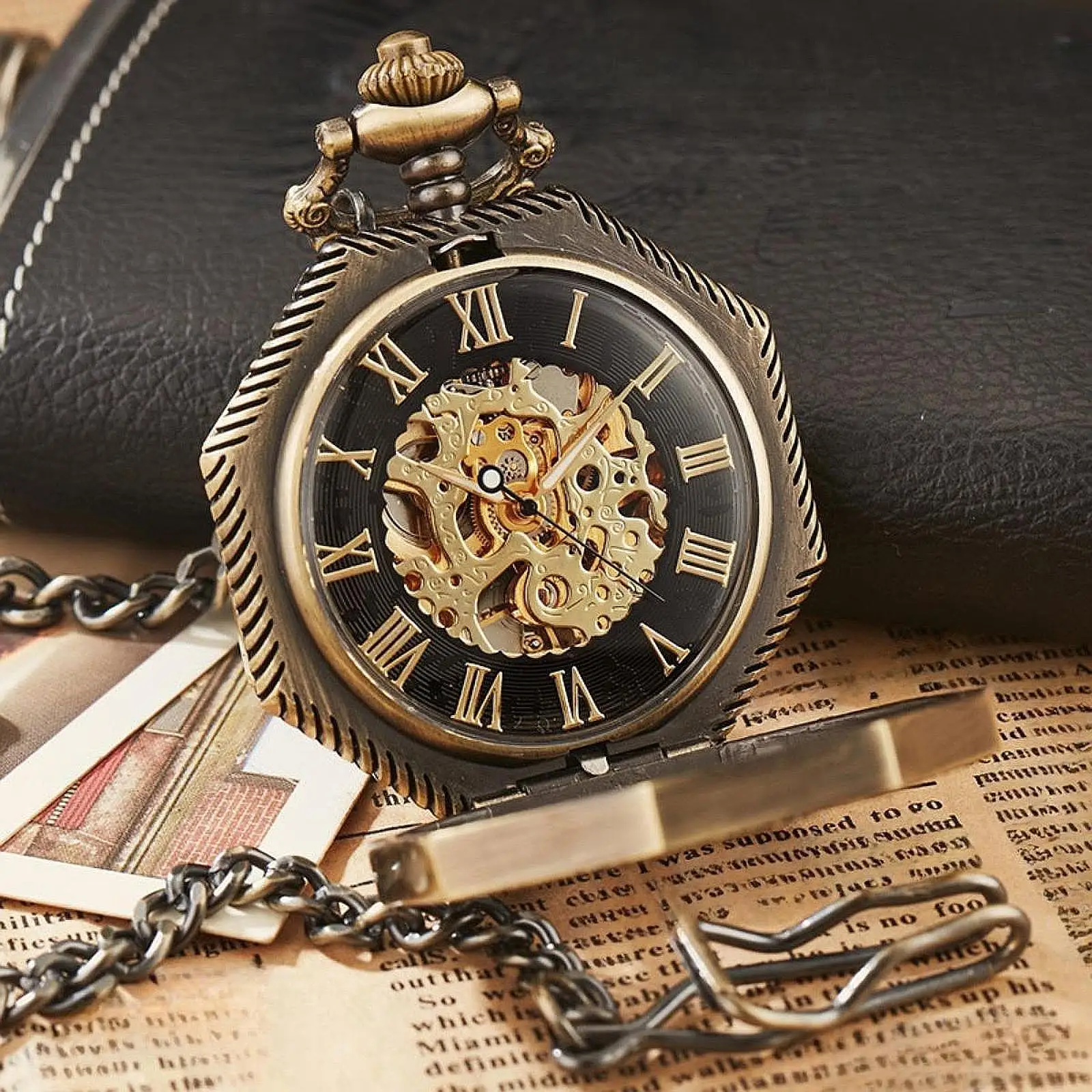 vintage-pocket-watch-roman-numerals-scales-gift-with-chain-hanging-on-the-clothes-for-graduation-holiday-daddy-family-boys