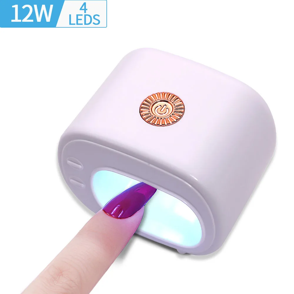 LULAA Mini Gel Polish Nail Dryer Portable Nail Lamp Uv Led Lamp Professional Phototherapy Machine Drying Lamp Manicure Tools