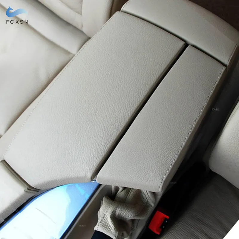 For BMW 5 Series E60 2004 2005 2006 2007 2008 2009 2010 Car Center Control Armrest Box Pad Microfiber Leather Trim Cover