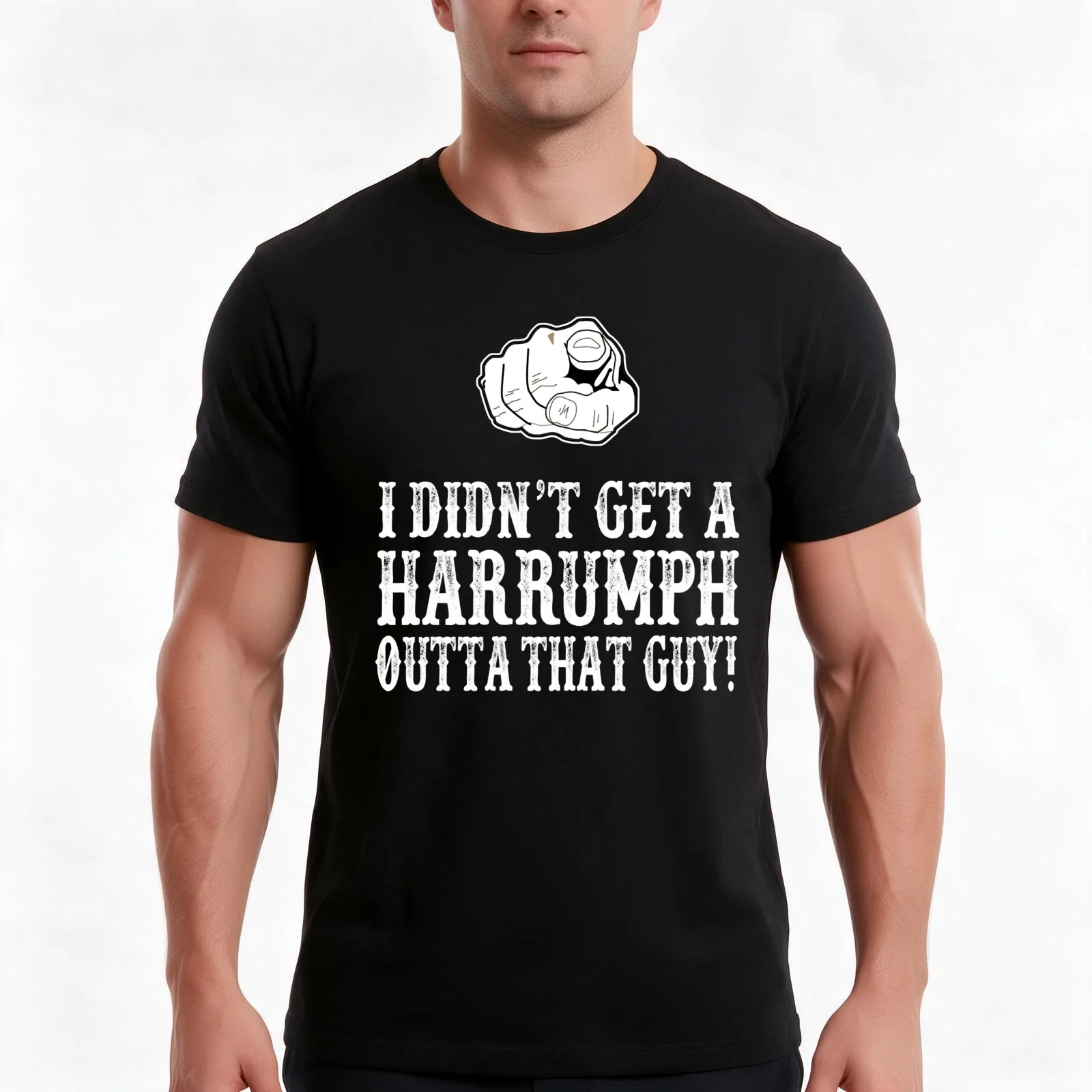 Blazing Saddles T-Shirt, Summer Casual Cotton Tee, Oversized Streetwear Tops, Vintage Graphic Print, Loose Fit Short Sleeve