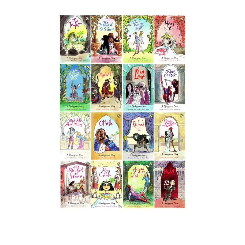 The Shakespeare Stories 16 Books Set Kids English Reader Classic Shakespeare Tales Bridge Chapter Books For Children