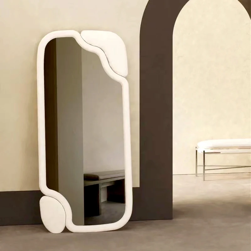 

Rectangle Frame Mirror Aesthetic Vintage Bedroom Standing Mirror Full Body Nordic Espejos De Cuerpo Completo Home Decor