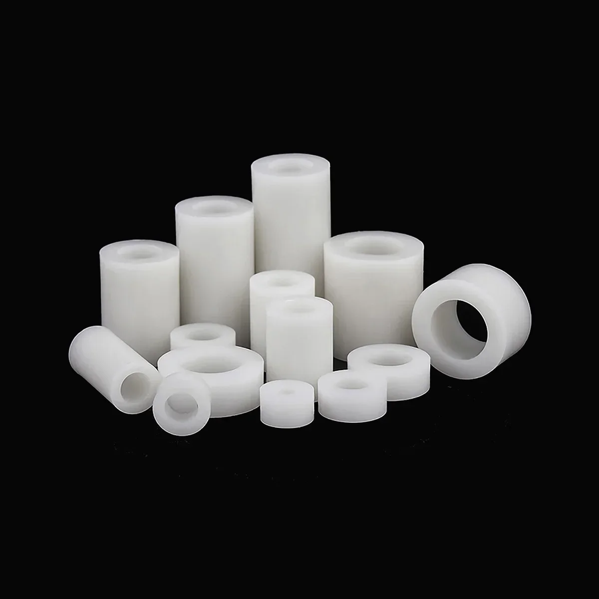 

M3M4M5 Nylon Straight Spacing Column Plastic Insulated Screw Shaft Sleeve Thickened Pad Isolation Lamp Column