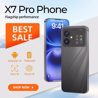 X7 Pro 5G smartphone 2025 16GB RAM+1TB Snapdragon 8 Gen3 7000mAh 50MP+108MP dual SIM card Android 14 global version