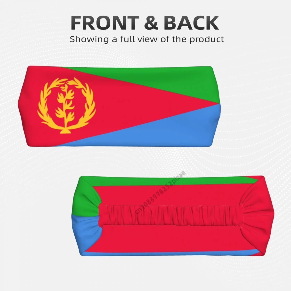 Eritrea Flag Men Women Bands Elastic Wide Headbands For Yoga Sports Fitness Exercise Tennis Running Gym Dance Athletic