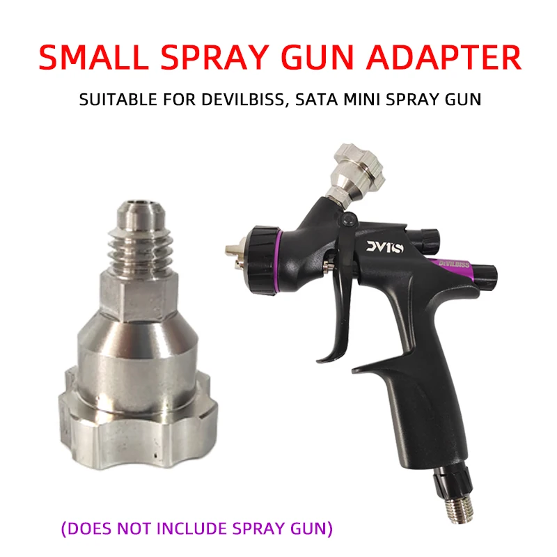 Spray Gun Adapter Suitable For Sata Devilbiss Quick Connector M11X1.5/ M10X1mm Connector Is Suitable For No-Clean Cup