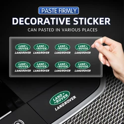 Car Logo Interior Sticker Central control Decals Emblem For Land Rover Range Rover Guardian Evoque Discovery 3 Freelander Velar