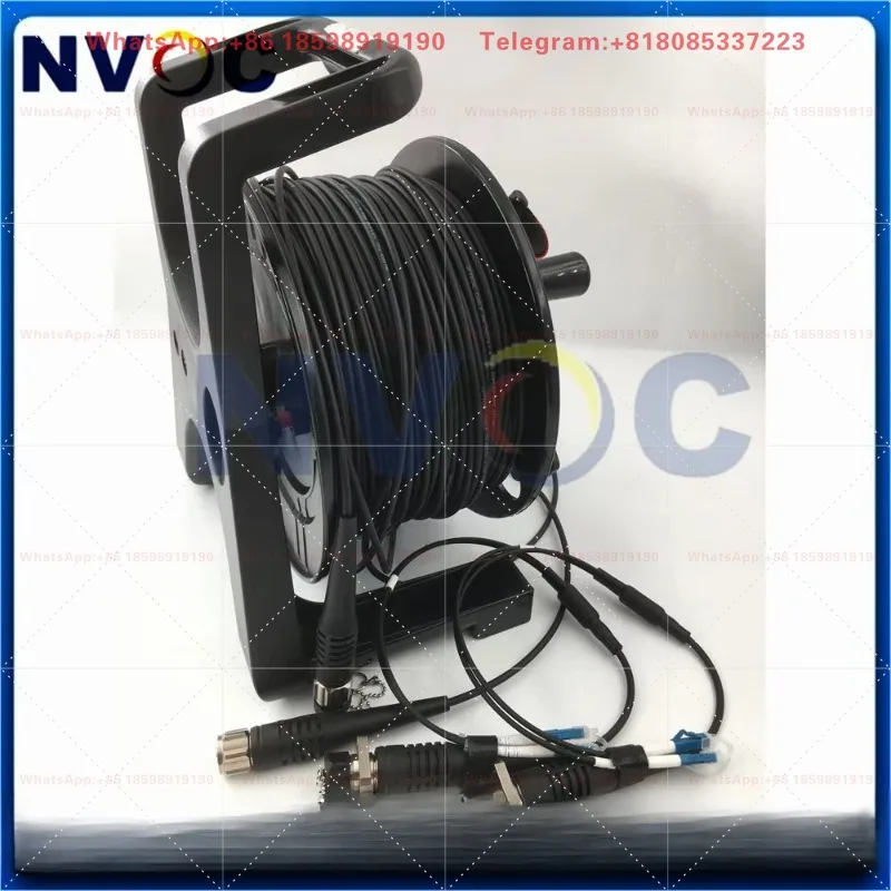 2C SM FTTA Base Station Fiber Patch Cord 60M,ODC Male to Male,5.0mm Outdoor Cable,ODC-LC Male/Female Connector with PCD235 Reel