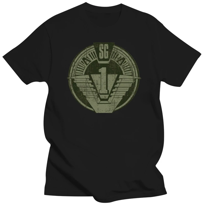 Stargate Sg-1 Sg1 Distressed T-Shirt - Adult, Child Loose Size Tee Shirt