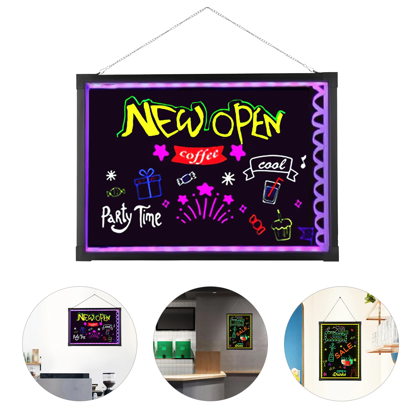 Illuminated LED Message Writing Board, 20