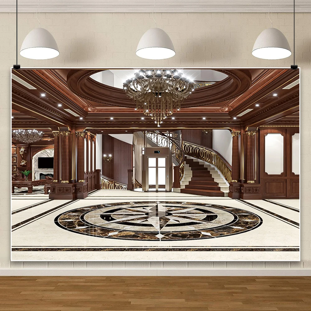 Luxury Marble Column Backdrop White Indoor Photography Background Modern Birthday Weddings Minimalist Event Decor Studio Scenery