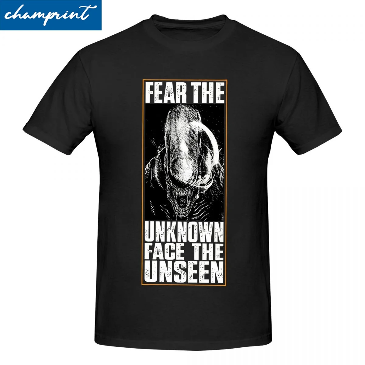 Alien Romulus Fear The Unknown Face The Unseen T Shirts Men Women's 100% Cotton T-Shirts Crewneck Tee Shirt Short Sleeve Tops