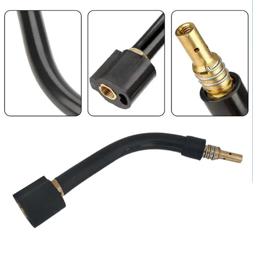 MB15AK MIG Welding Machine/welding Tool Accessories Welding Contact Pin Gooseneck Point 0.8mm Nozzle Flexible Elbow Thread Y2Q1