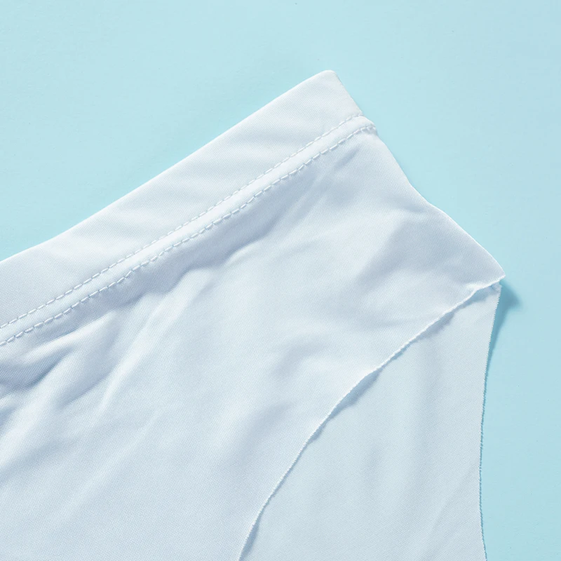 10 قطعة/الوحدة الساخن الرجال ملخصات رقيقة جدا الحرير الجليد شفافة كول مريحة للتنفس لينة بلون الهدايا الذكور سراويل