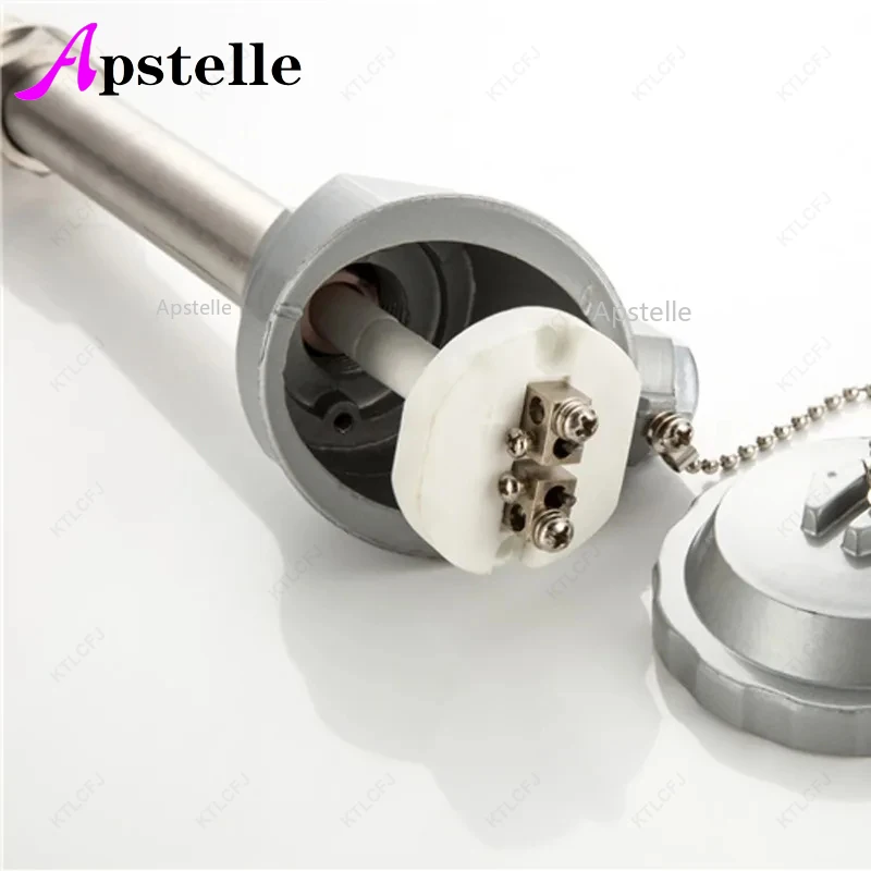 APSTELLE-Sensor de temperatura termoeléctrico para industria química, termopar ambiental de acero al carbón, platino, rodio, tipo K, 1 unidad