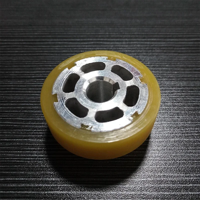 Yute Brothers Agilent SF-150/FRD-1000 Sealing Machine Accessories Yellow Rubber Wheel Press Wheel Rubber Wheel