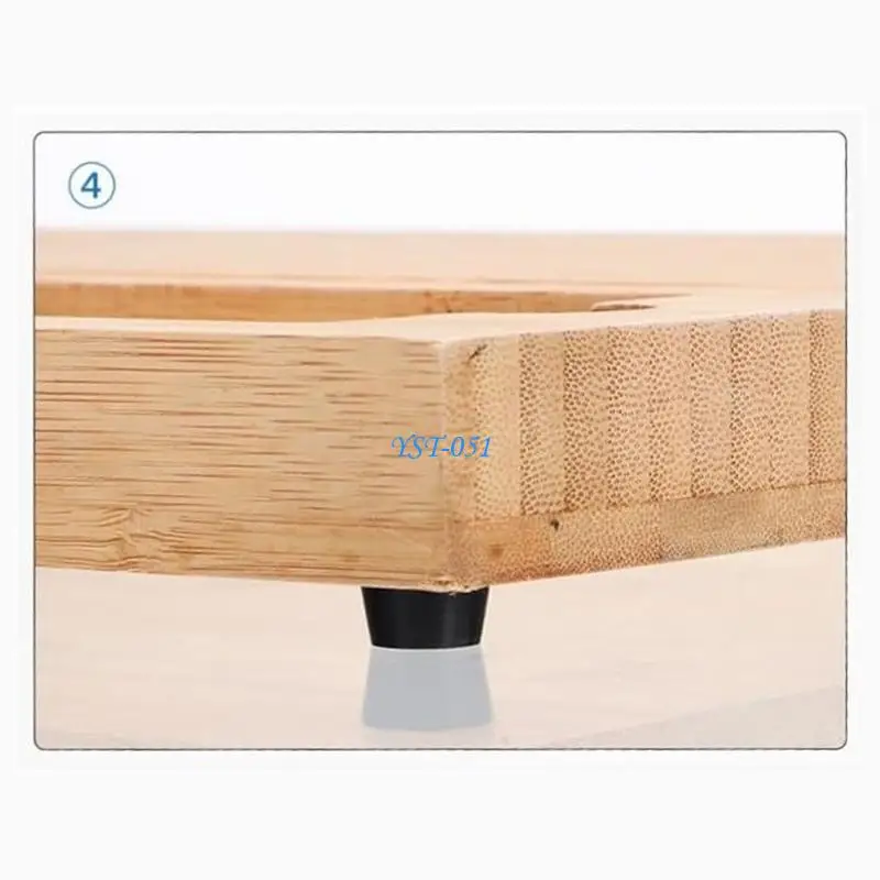 

E15A 120Pcs PVC Rubber Feet Bumpers with Screw Furniture Leg Pad for Table Furniture