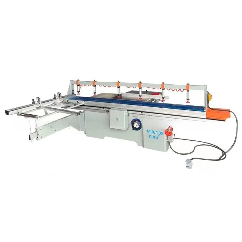 Automatic precision panel saw, push table saw, precision saw woodworking machinery 45 degree cutting