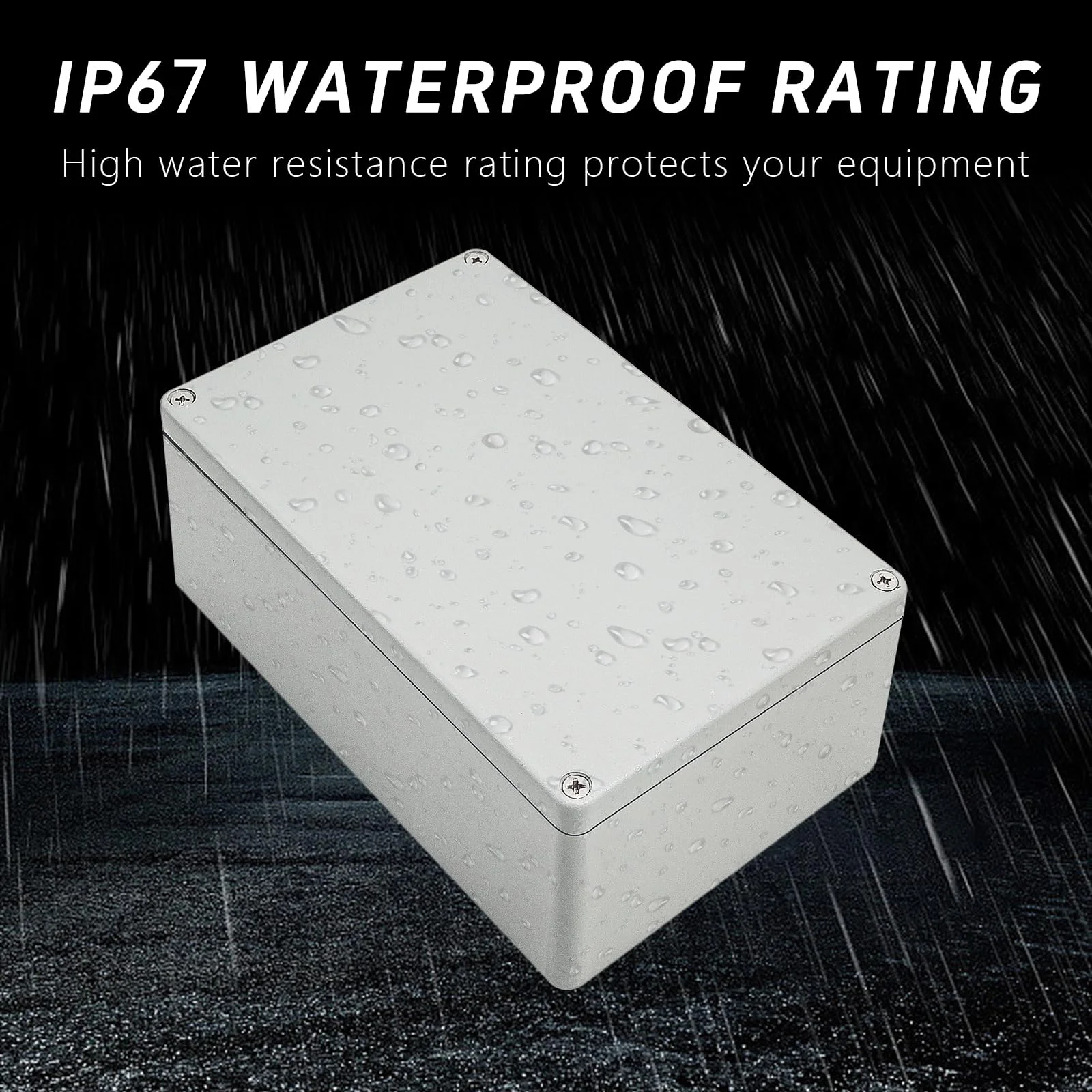 Industry IP67 Waterproof Cast Aluminum Junction Box electronic project Outdoor Explosion-proof Electrical Enclosure Case