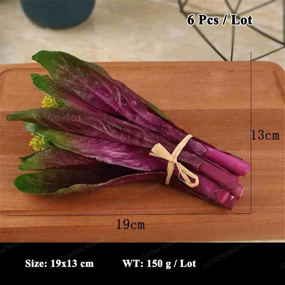 Simulation Fake Vegetable Models Artificial Decor Spinach Celery Cucumber Broccoli Lettuce Pakchoi Onion Chili Cabbage