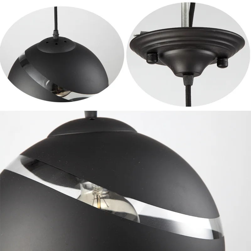 Nordic Pendant Lights Modern Glass Ball Hanglamp For Bedroom Dining Room Bar Decor Loft Luminaire Suspension E27 Light Fixtures