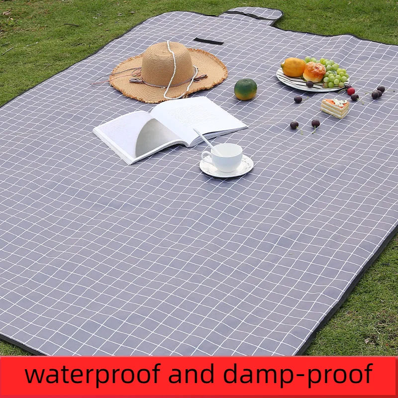 Outdoor Mat Moisture-proof Mat Picnic Mat Picnic Cloth Portable Lawn Floor Mat Beach Camping Sleeping Mattress for Trips