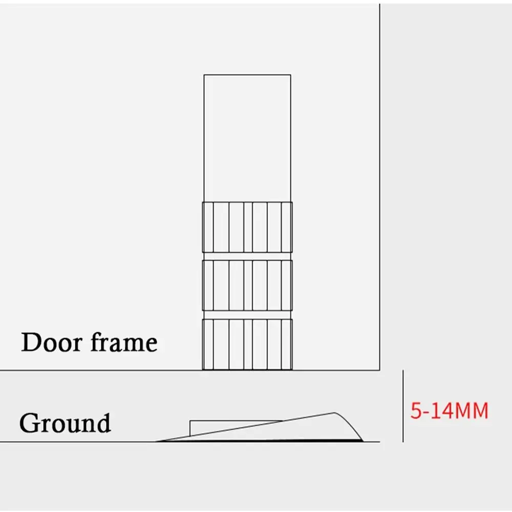 Protectores de pared anticolisión sin perforación para dormitorio, Tope de puerta de silicona, soporte de piso, succión de puerta