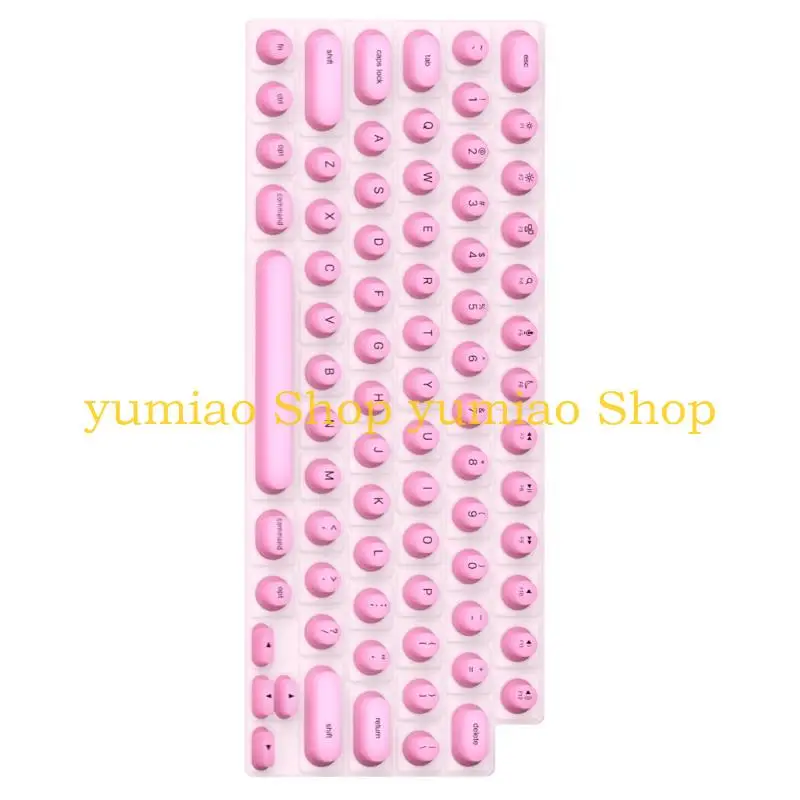 587B Silicone Keyboards Cover for Long Nails for 2021 2024 14/16 and Air 13/15 for Office Use