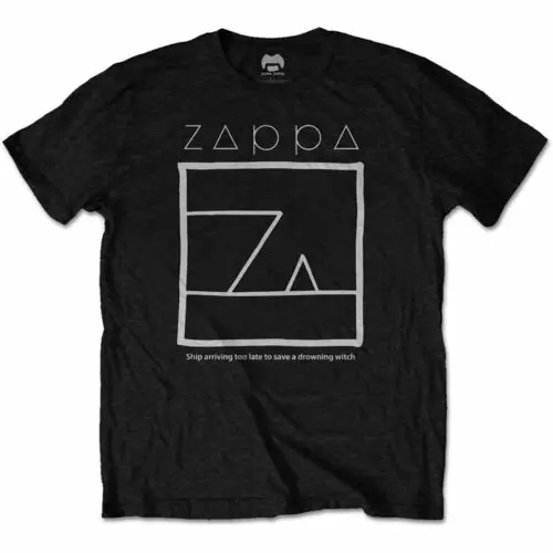 Black Frank Zappa Drowning Witch Official Tee T-Shirt Mens Unisex