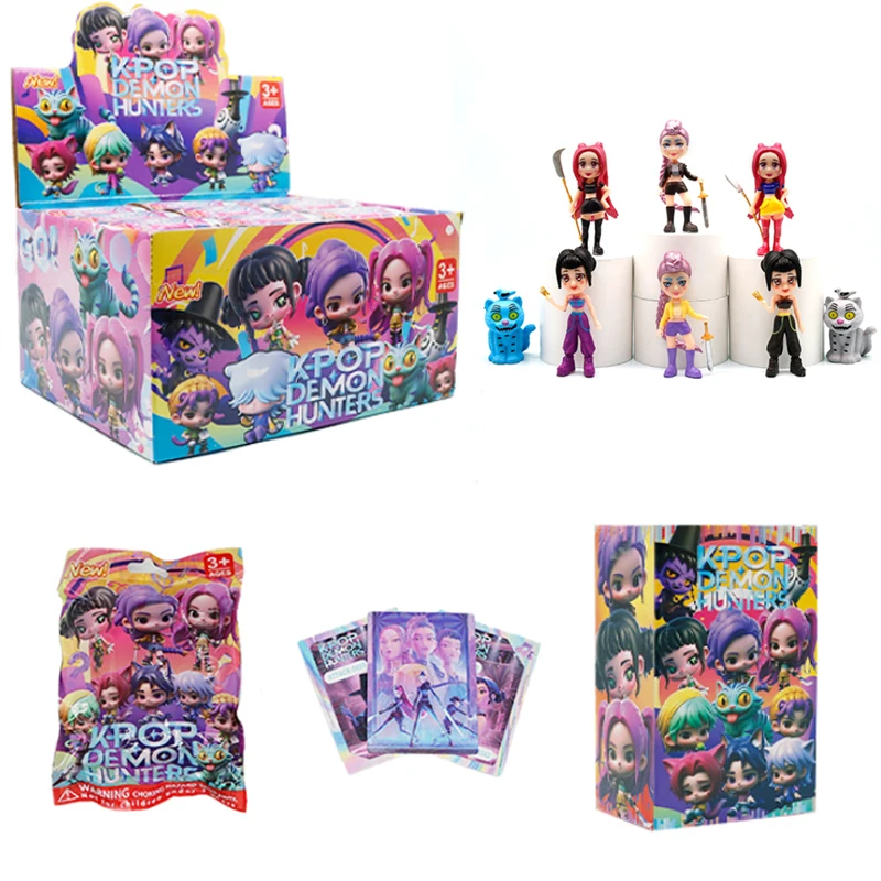 2025年新作アニメK-POPデビルハンター人形ビニール玩具ルミ・ミラ・ゾイキャラクタービニールマスクブラインドボックス手作り誕生日プレゼントファンクラブギフト