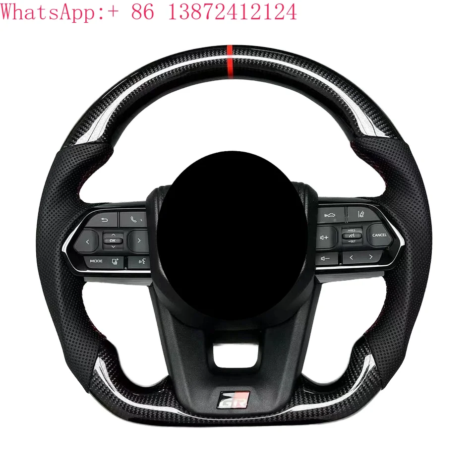 

Upgrade LC300 Custom Style Steering Wheel Style SUV Fit for Toyota LAND CRUISER LC79 LC76 Full Carbon Fiber Steering Wheel