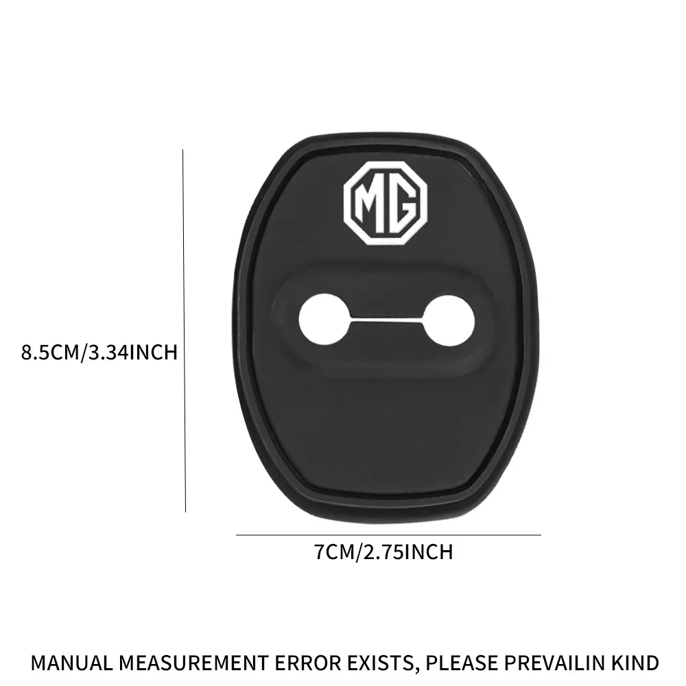 For MG ZS MG5 MG7 MG6 Cyberster MG4 EV ES5 HS Scorpio 4Pcs Silicone Car Door Lock Latch Cover Anti-Rust Protector