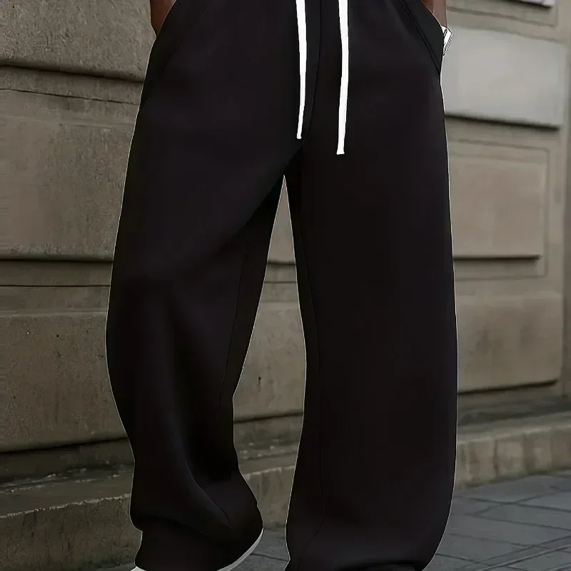American Street Dark Gothic Style Printed Sports Pants, Casual Sports Jogging Pants, Suitable for Both Men and Women