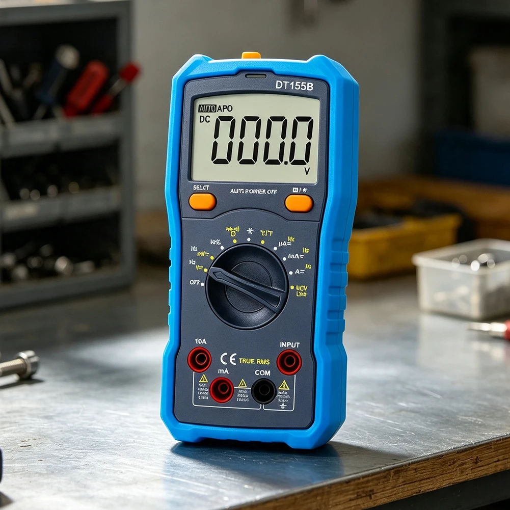 DT155B Digital Auto Ranging Multimeter Capacitance Neutral Live Wire Detector Handheld Multi Meter Electrician Household Tools