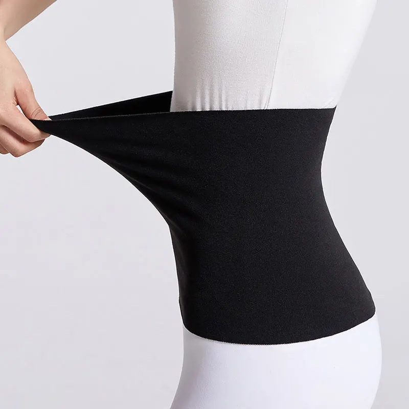 Thermal Waist Support Breathable Thin Knit Waist Belt Elastic Cotton Cloth Protection Abdomen Back Warmer Tool for Women and Men