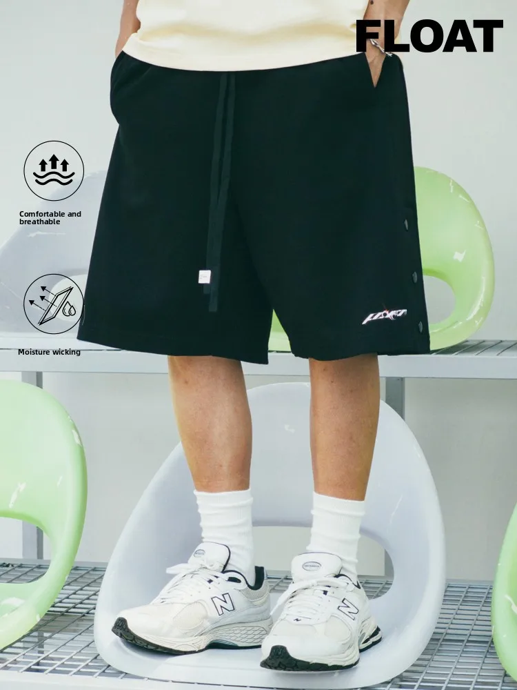 

Float 25 Men's Casual Pants Summer New Sle Outdoor Five-Quarter Length Simple Faion Trendy Straight Leg Cotton Blend orts