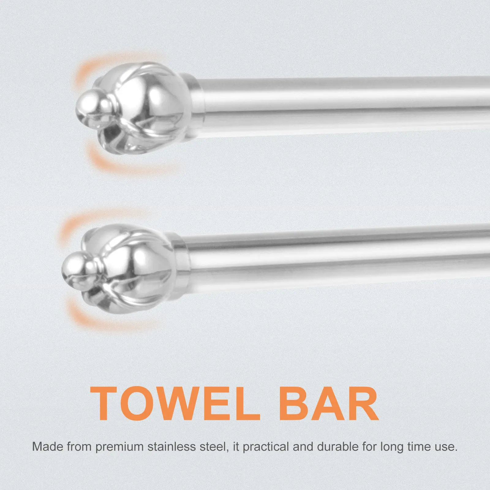 

Держатель для полотенец настенный из нержавеющей стали с 2 поворотными кронштейнами, без сверления, для ванной комнаты, вращение на 180 градусов