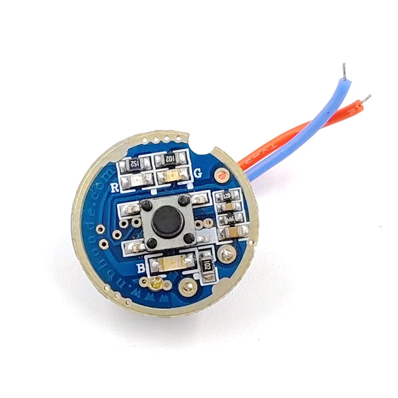 JYL8803 Bicycle T6 Light Driver Board PCB Work with 2PCS 18650 Battery 7.4V Power Supply Led Driving Board 22mm image 3