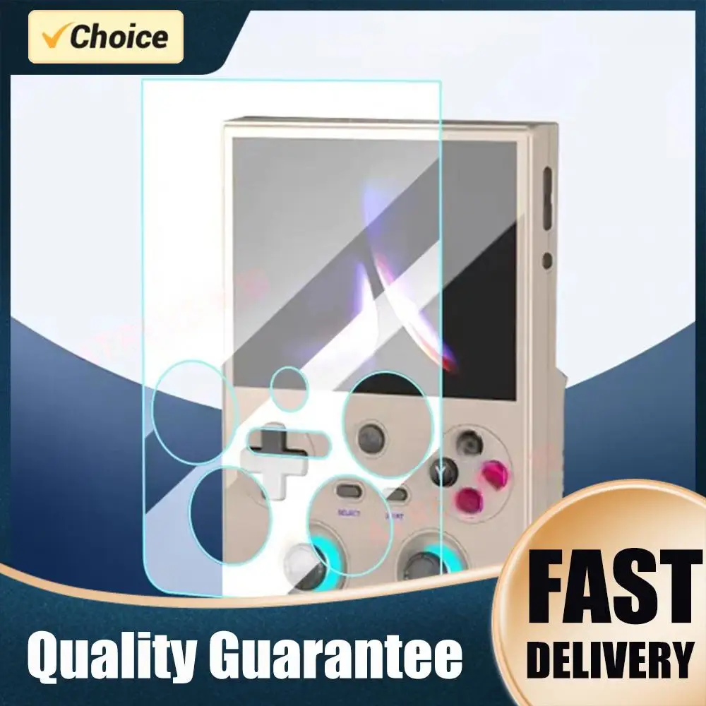Für RG477V Gehärtetes Glas Displayschutzfolie Dual-Screen Flip Handheld-Spielkonsole 2er-Pack HD Gehärtete Glas-Schutzfolien