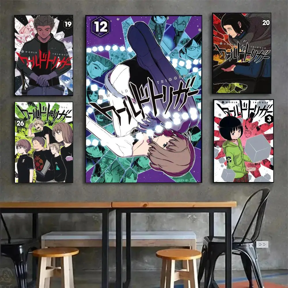 Manga SciFi World Trigger Poster Painting Wall Art Mural for Living Room Home Decor and Gifts