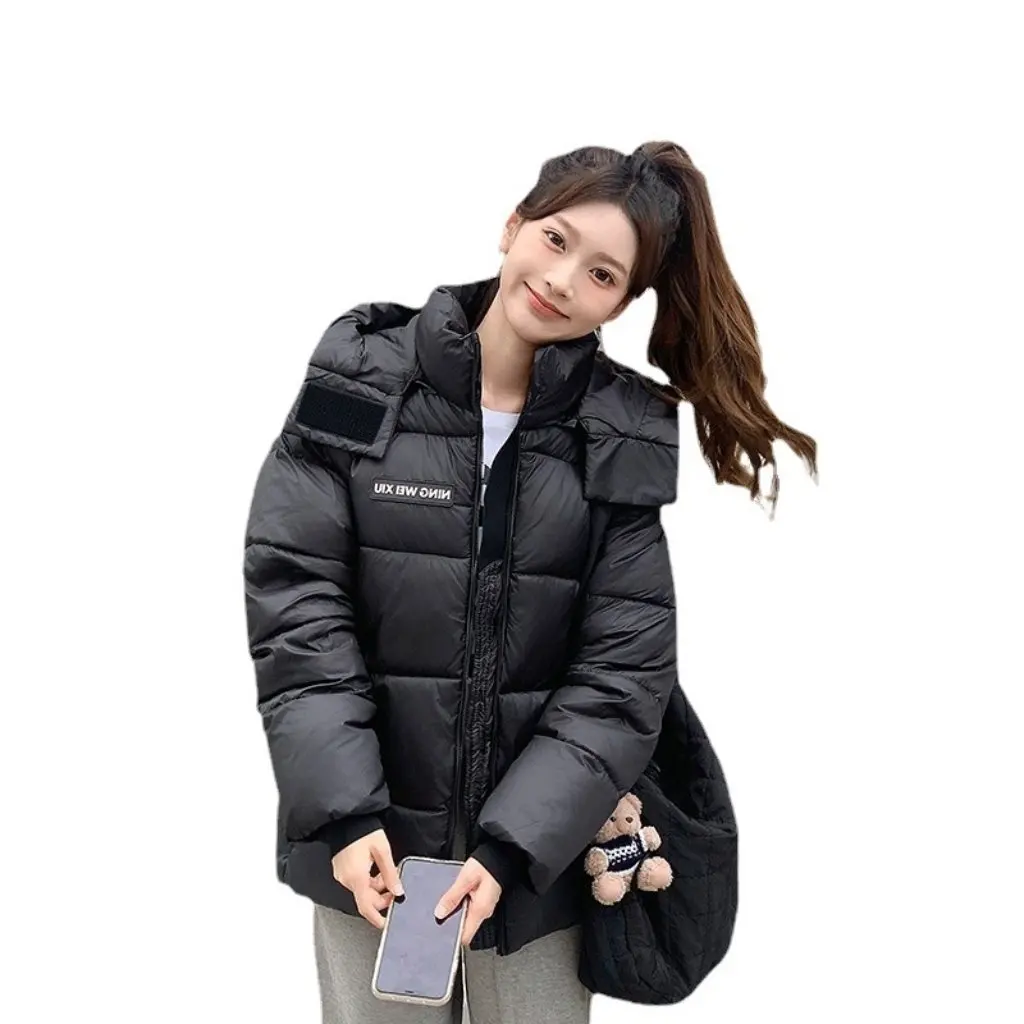 

Women's Korean Style Short Bread Suit Cotton-Padded Coat Loose Thickened down Jacket for