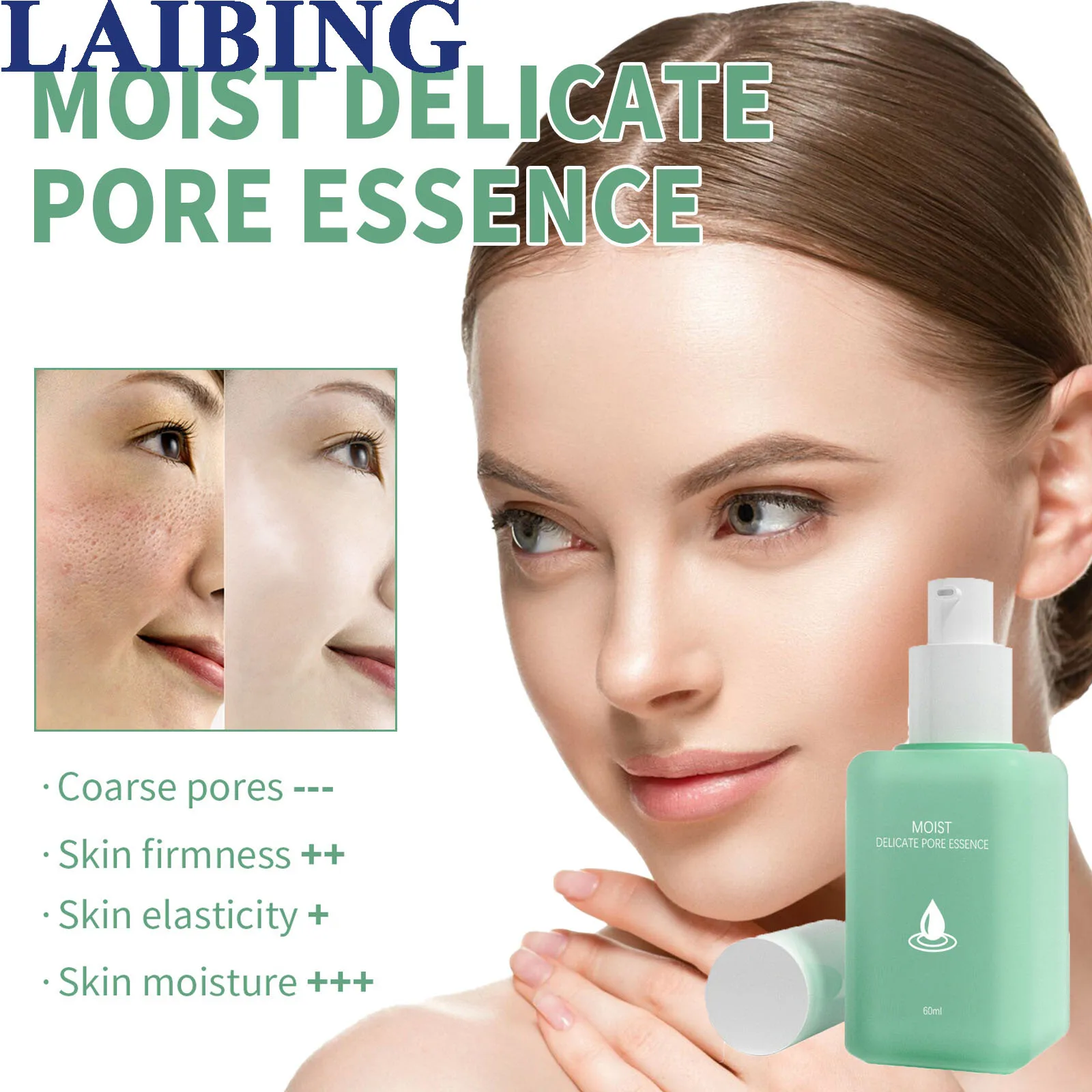 

Shrink Pores Deeply Cleanse The Essence Tighten The Skin Improve Dryness and Dullness Regulate Water and Oil Balance Nose