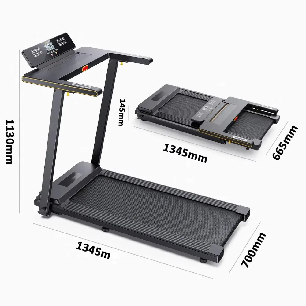 

Treadmill, Electric Folding LCD Screen Treadmill, Running Fitness Equipment for Home and Gym