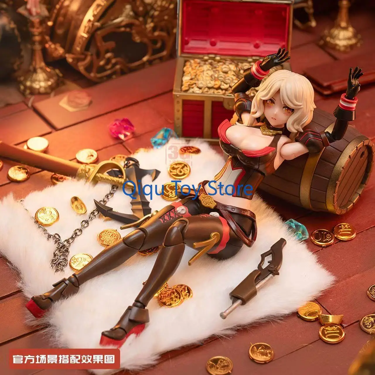 

3G Model Border Glue-free Colour-segment Assembly BA-003 Pirate Captain Queen Anne