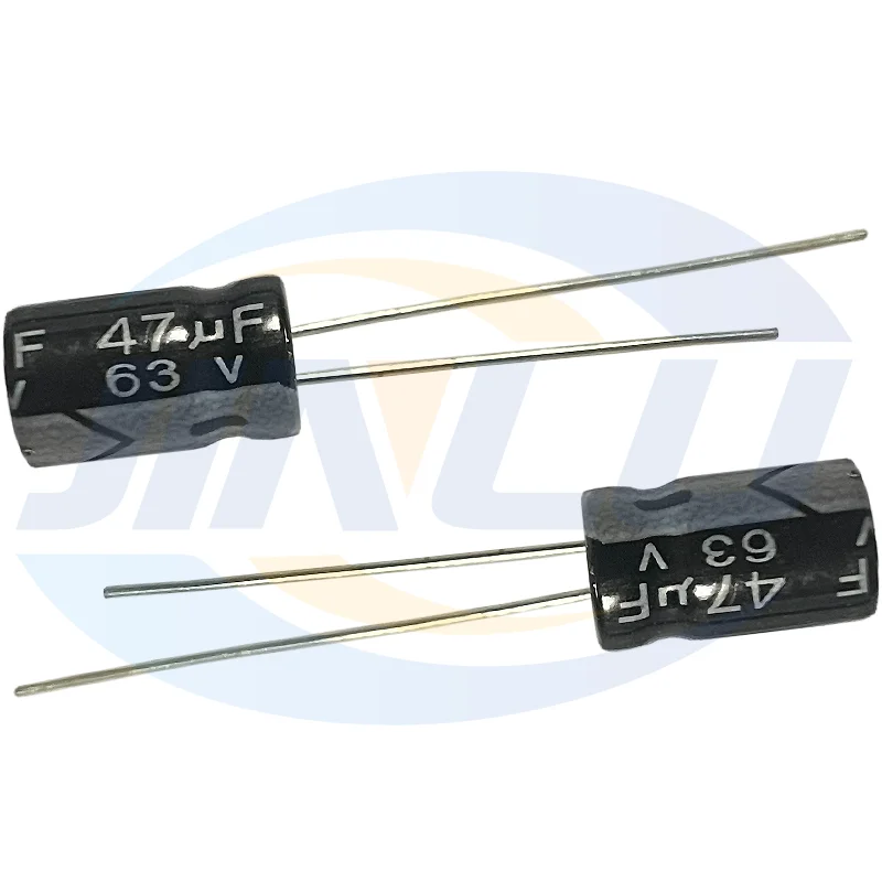 63V Aluminum Electrolytic Capacitor 10UF 22UF 33UF 47UF 100UF 220UF 330UF 470UF 680UF 1000UF 2200UF 3300UF 4700UF