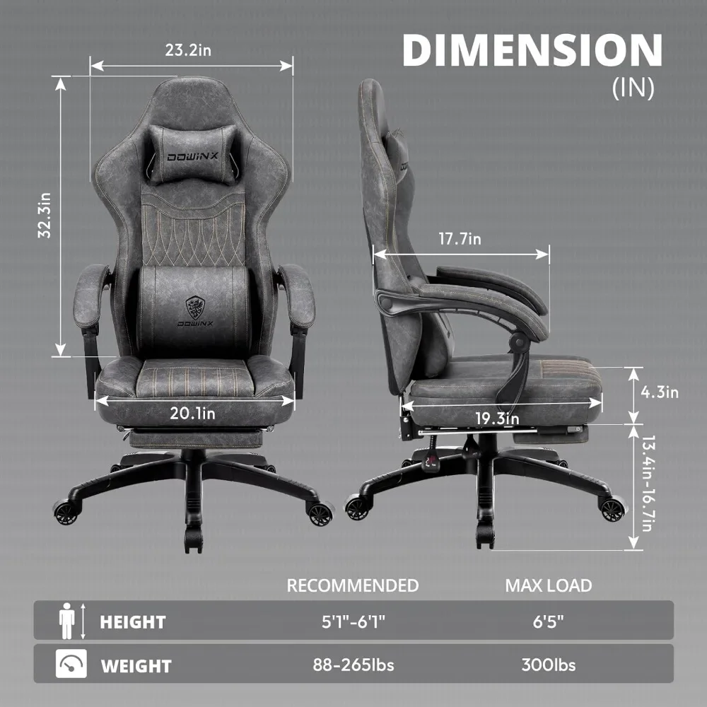 Gaming Chair Breathable PU Leather Gamer Chair With Pocket Spring Cushion Computer Armchair Gamingchair Office Chairs Ergonomic