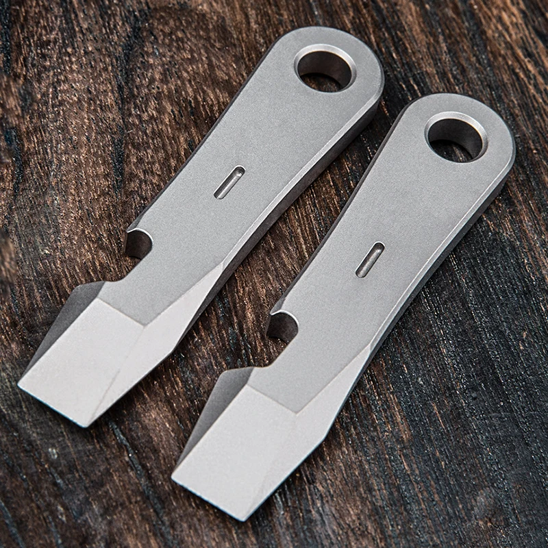 

Многофункциональный мини-инструмент EDC из титанового сплава: ломик, открывалка для бутылок, портативный инструмент для выживания на природе