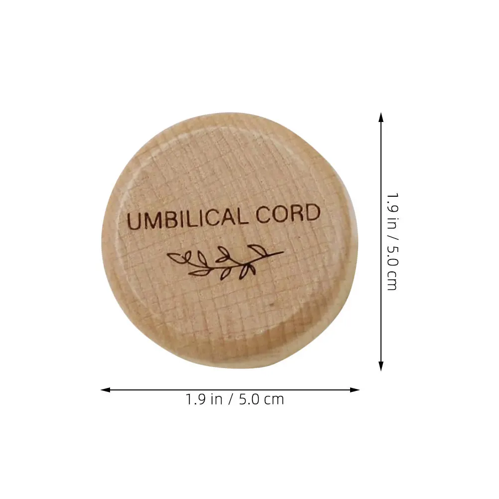 กล่องไม้ขนาดเล็กสำหรับเก็บสายสะดือเด็กแรกเกิด ปิดผนึกอย่างดี เหมาะสำหรับเก็บผมตัดครั้งแรกและฟันน้อย