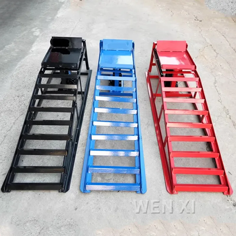 5T Hydraulic Special Vehicle RepairWorking Ramp Auto Oil Changing Repair Maintenance Jack Lift Tools